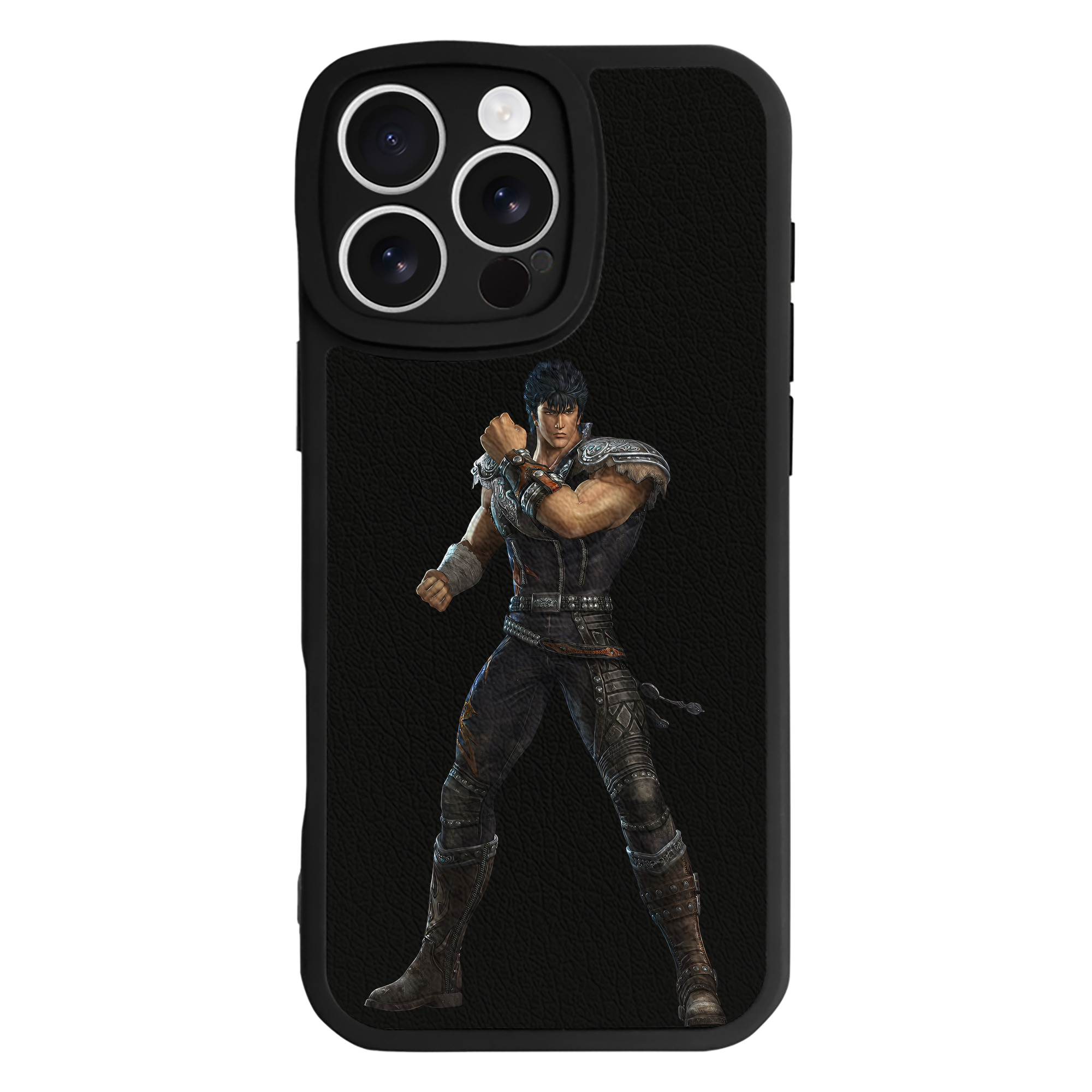 （画像用） 北斗の拳 Fist of the North Star 【iPhone 16シリーズ対応】シリコンスマホケース（レザー調） 材質：シリコン